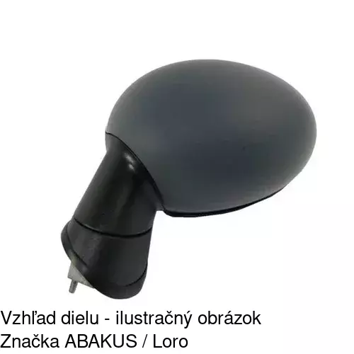 Rám vonkajšieho zrkadla 510254PM /POLCAR/ - obr. 2