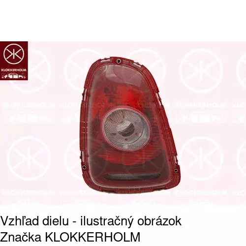 Zadné svetlo POLCAR 510288-E