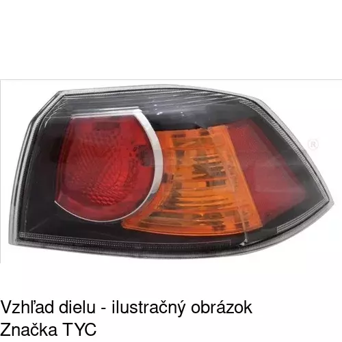 Zadné svetlo POLCAR 5234872E