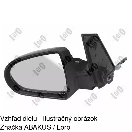 Vonkajšie zrkadlo 5241513M /POLCAR/ - obr. 1