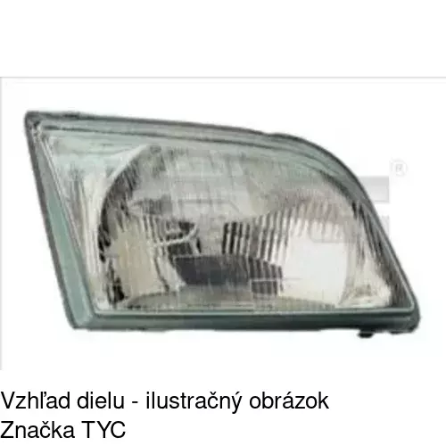 Hlavný reflektor POLCAR 526009-E