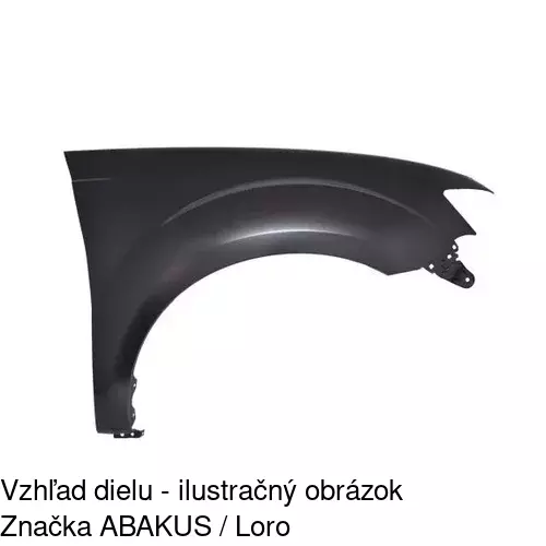 Predný blatník 526702-1 /POLCAR/ - obr. 1