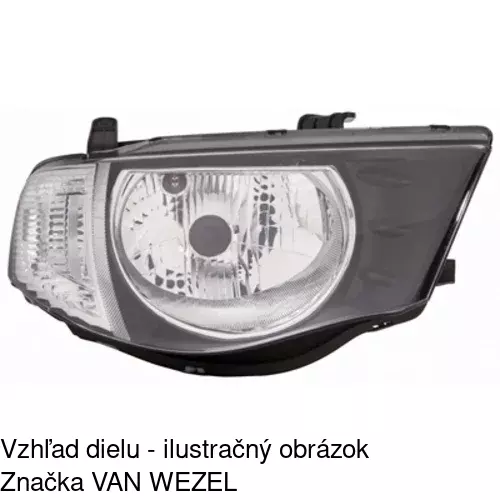 Hlavný reflektor 5279104E /POLCAR/ - obr. 1