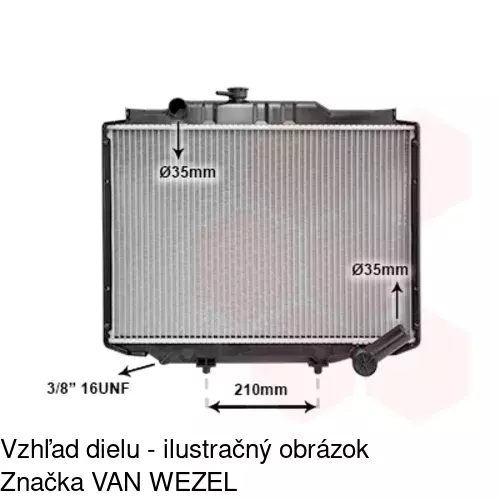 Chladiče vody 528108-1 /POLCAR/ - obr. 2