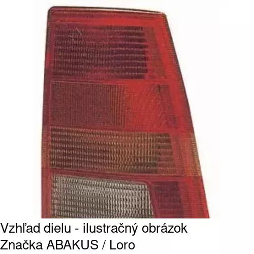 Zadné svetlo 550588 /POLCAR/ - obr. 2