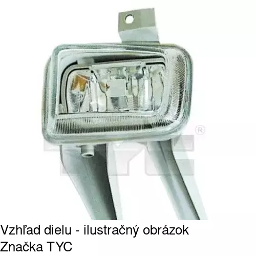Hmlové svetlo - predné 5507292E /POLCAR/ - obr. 5