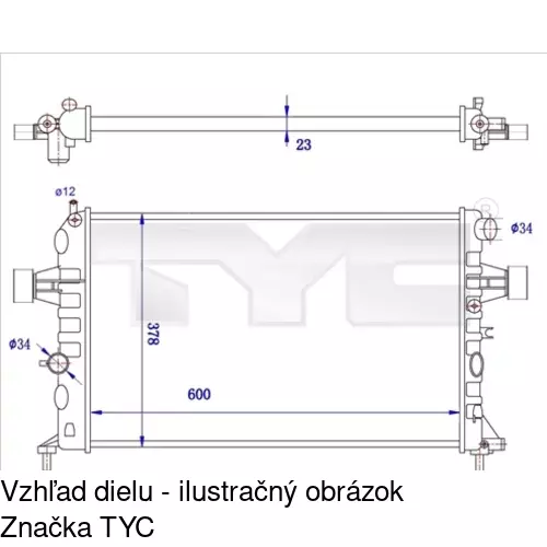 Chladiče vody POLCAR 5508086X