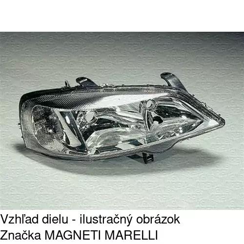 Hlavný reflektor 550809-H /POLCAR/ - obr. 2