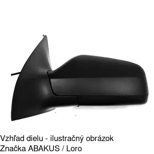 Rám vonkajšieho zrkadla POLCAR 550856PE
