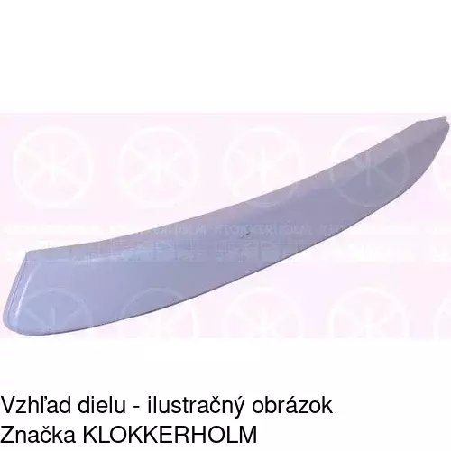 Lišta nárazníka POLCAR 550907-5