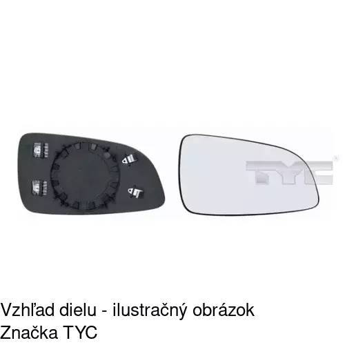 Vonkajšie zrkadlo POLCAR 5509519E