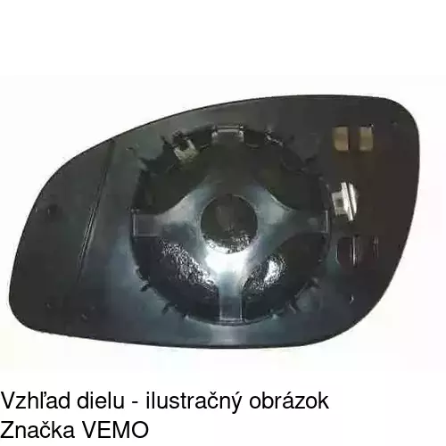 Sklo vonkajšieho zrkadla s držiakom 5518546E /POLCAR/ - obr. 3