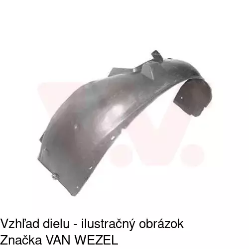 Podblatník (plast) 5518FL1T /POLCAR/ - obr. 2
