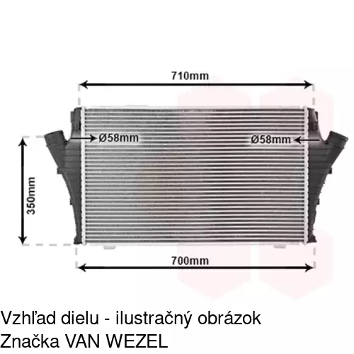 Chladiče vzduchu (Intercoolery) 5518J84X /POLCAR/ - obr. 1