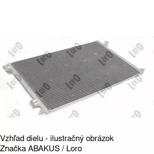Chladiče klimatizácie 5518K8C2S /POLCAR/ - obr. 3