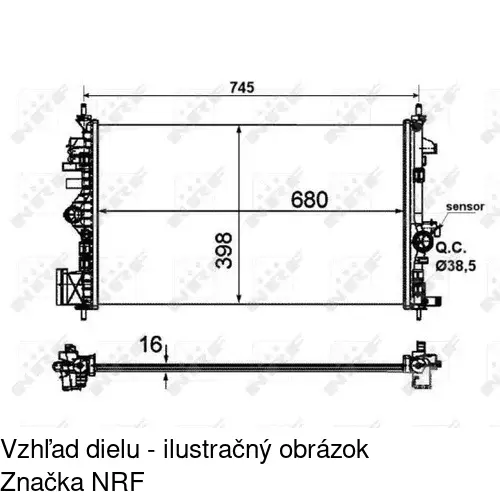 Chladiče vody 5520081X /POLCAR/ - obr. 1