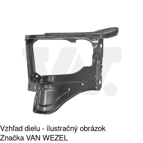 Držiak predného pásu 554604-1 /POLCAR/