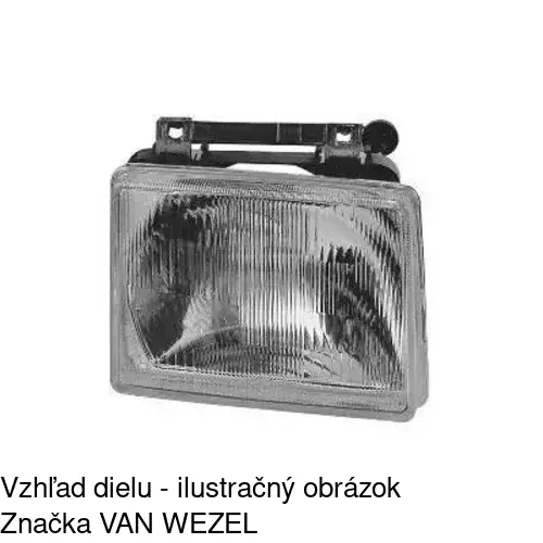 Hlavný reflektor 555110-E /POLCAR/ - obr. 3