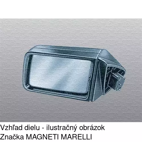Vonkajšie zrkadlo 5551511M /POLCAR/ - obr. 5