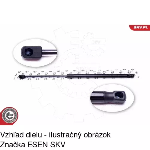 Plynová pružina 5555AB /POLCAR/ - obr. 4