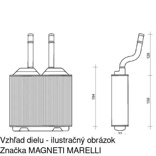 Radiátory POLCAR 5555N8-1