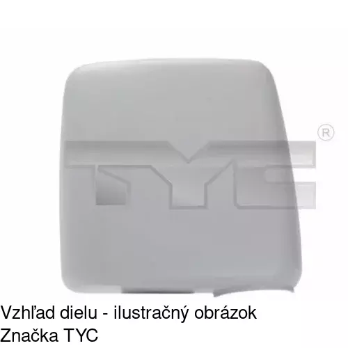 Vonkajšie zrkadlo 5556517M /POLCAR/ - obr. 2