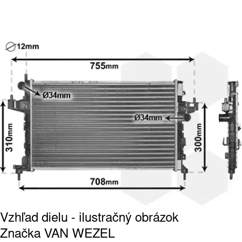 Chladiče vody 5557081X /POLCAR/ - obr. 4