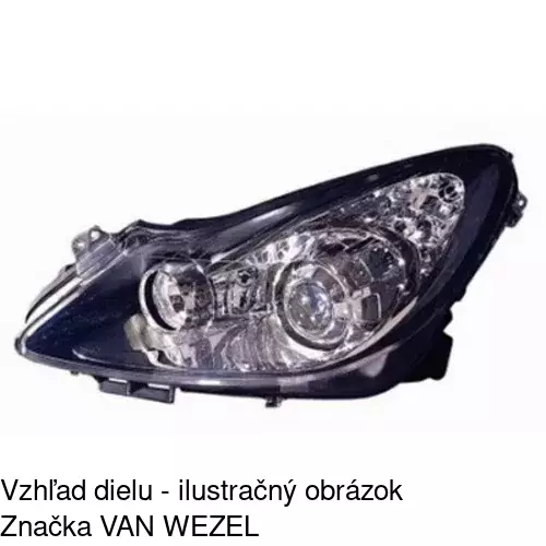 Hlavný reflektor POLCAR 5558092V