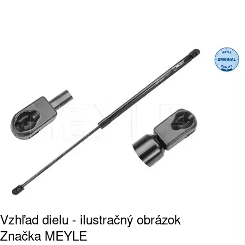 Plynová pružina 5558AB1 /POLCAR/ - obr. 2