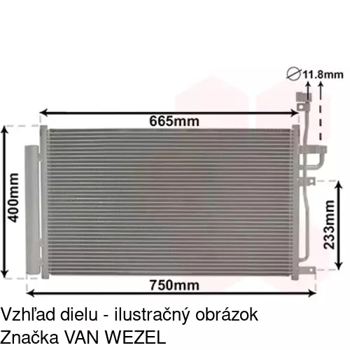 Chladiče klimatizácie 5565K8C3 /POLCAR/ - obr. 4