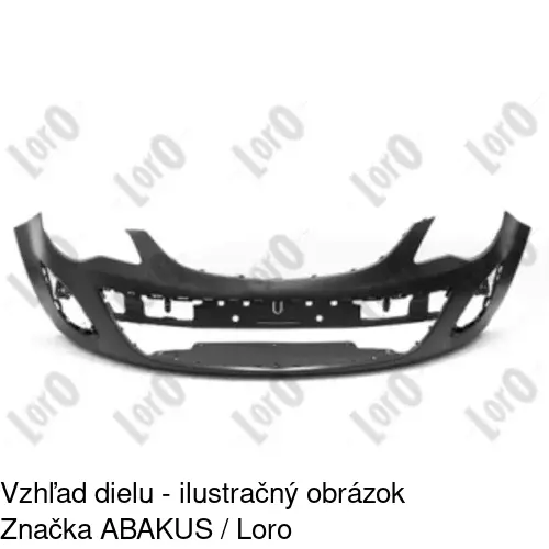 Predný nárazník 55B107 /POLCAR/ - obr. 1