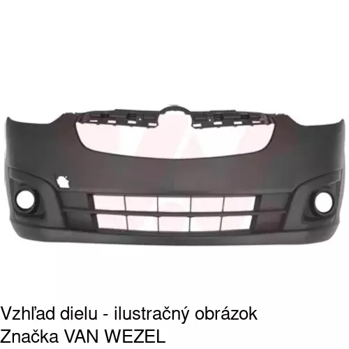 Predný nárazník 55U1071J /POLCAR/ - obr. 1