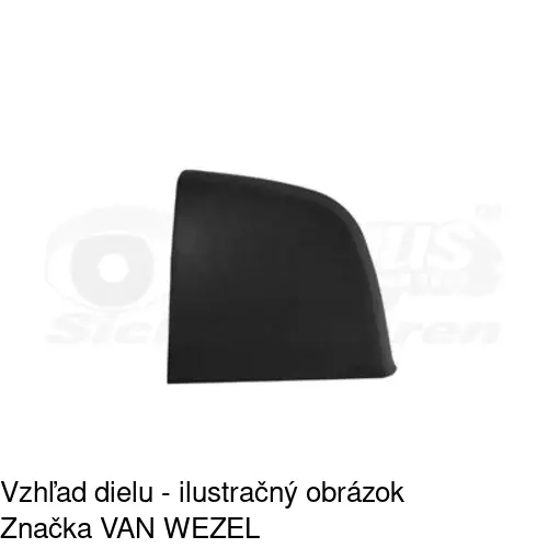 Rám vonkajšieho zrkadla 55U154TM /POLCAR/ - obr. 5