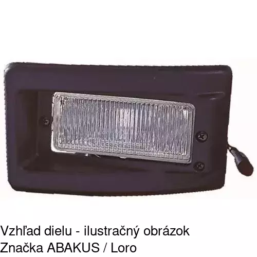Hmlové svetlo - predné 570229-E /POLCAR/ - obr. 2