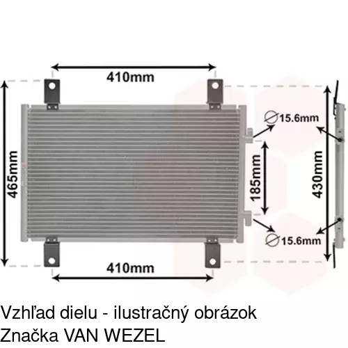 Chladiče klimatizácie 5702K8C2 /POLCAR/ - obr. 5
