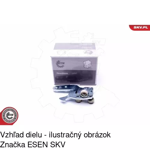 Vozík - kolieska pant posuvných dverí 5702Z-71 /POLCAR/ - obr. 3