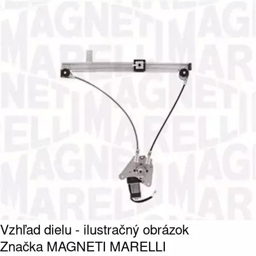 Elektrický mechanizmus okna dverí POLCAR 5708PSE2