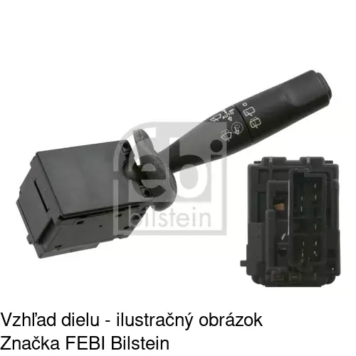 Združený prepínač POLCAR 5708PZW1