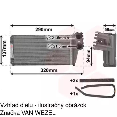 Radiátory 5710N81X /POLCAR/ - obr. 2