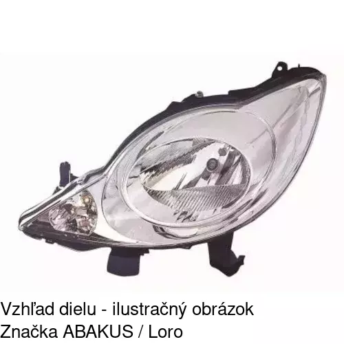 Hlavný reflektor 571609-V /POLCAR/ - obr. 5