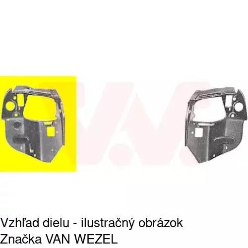 Držiak predného pásu 572204-6 /POLCAR/ - obr. 1