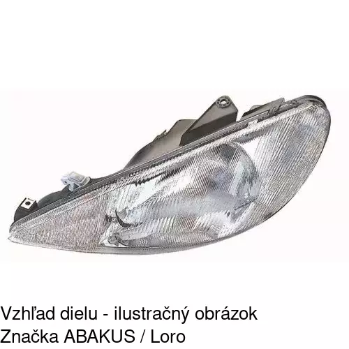 Hlavný reflektor 572310-E /POLCAR/ - obr. 4