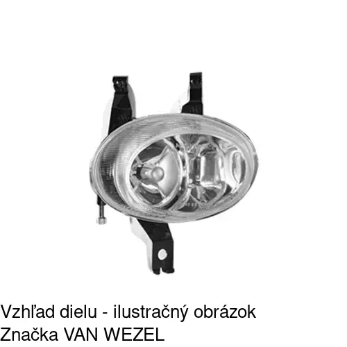 Hmlové svetlo - predné 5723301V /POLCAR/ - obr. 5