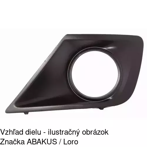 Rámik hmlového svetla 57242713 /POLCAR/ - obr. 2