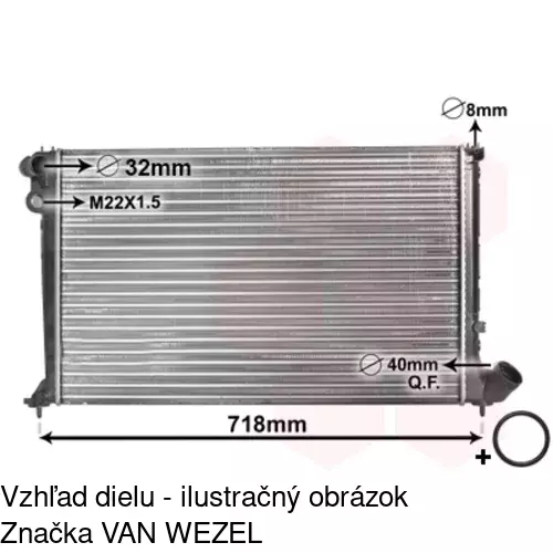 Chladiče vody 574608A3 /POLCAR/ - obr. 2