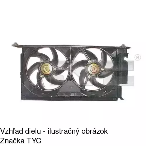 Ventilátory chladičov 574623U1 /POLCAR/ - obr. 2