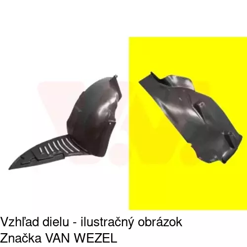 Podblatník (plast) 5748FL2T /POLCAR/ - obr. 1