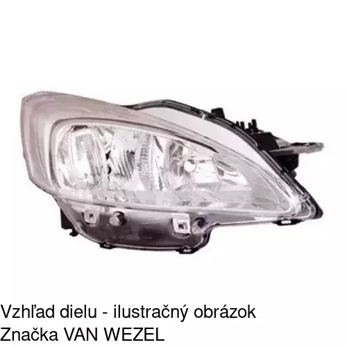 Hlavný reflektor 575610-E /POLCAR/ - obr. 4