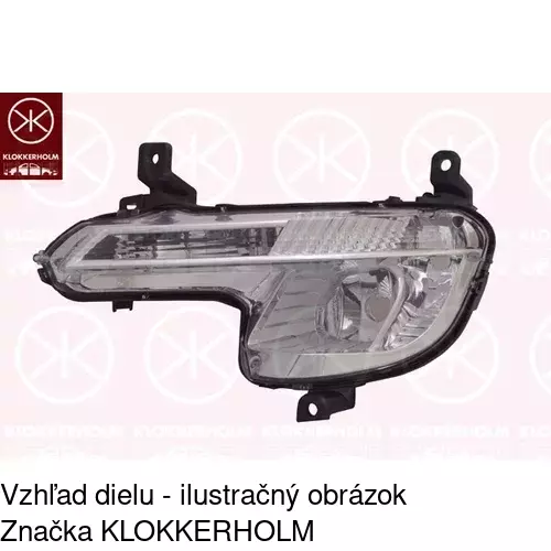 Hmlové svetlo - predné 575629-E /POLCAR/ - obr. 1