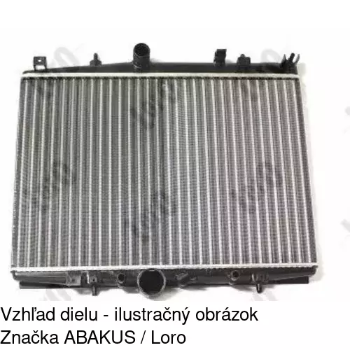 Chladiče vody 576608A2 /POLCAR/ - obr. 2
